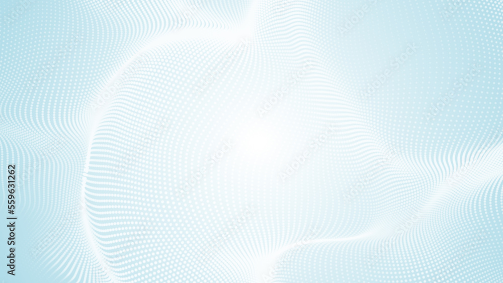 custom made wallpaper toronto digitalAbstract dot white blue wave pattern gradient texture technology background.
