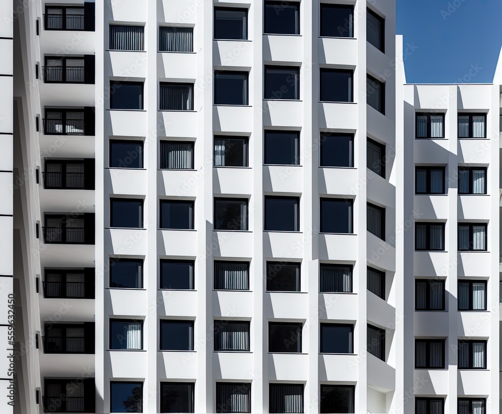 modern white building architecture in the city modern white building architecture in the city