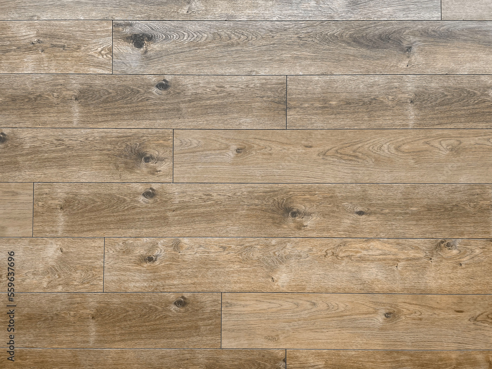 Naklejka premium 濃い色の木目調の背景素材