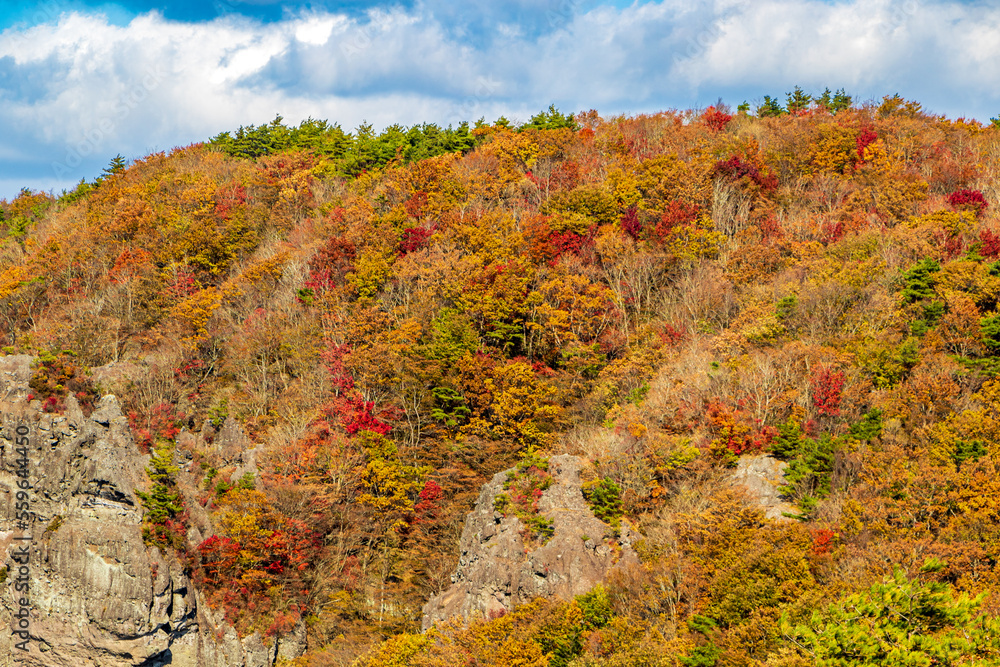 紅葉の霊山<福島県> 紅葉の霊山<福島県>