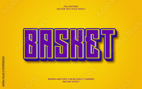 Basket Text Effect