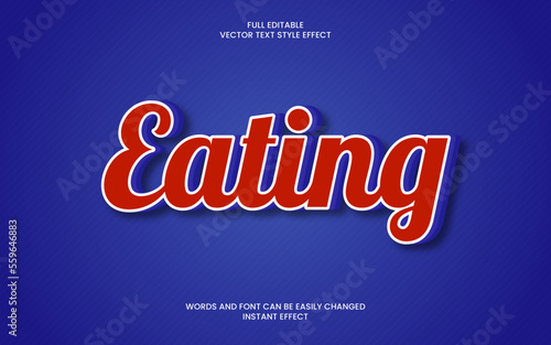 Eating Text Effect