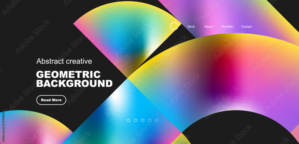 Abstract circles and round elements geometric background. Vector illustration for wallpaper, banner, background, leaflet, catalog, cover, flyer Abstract circles and round elements geometric background. Vector illustration for wallpaper, banner, background, leaflet, catalog, cover, flyer