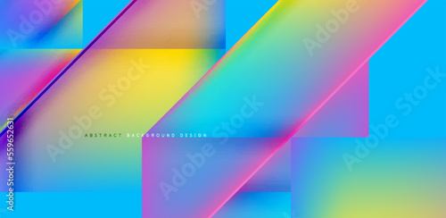 Dynamic bright lines abstract background, stripes with fluid colors, liquid gradients. Vector Illustration For Wallpaper, Banner, Background, Card, Book Illustration, landing page