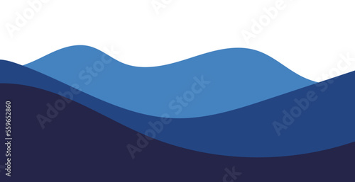 abstract blue wave background. light and dark blue gradient wave. Abstract texture line pattern background. Vector digital art banner