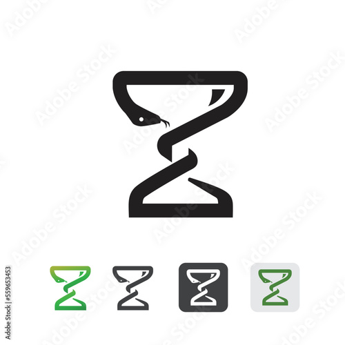 symbol of the medicine bowl with a snake icon