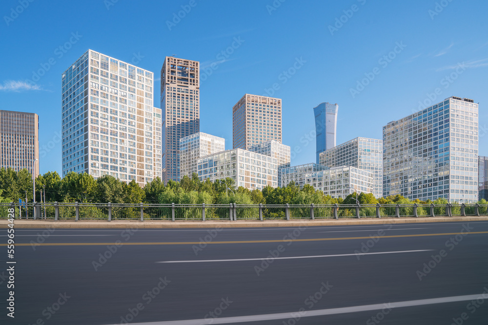 The skyline of modern urban architecture and highways in Beijing, the capital of China The skyline of modern urban architecture and highways in Beijing, the capital of China