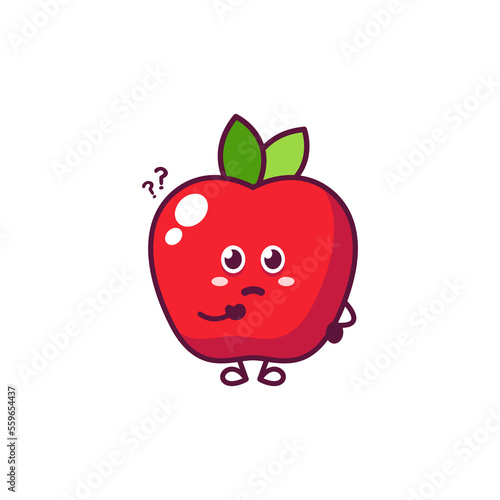 Cute funny apple make gym set collection. Vector flat line cartoon kawaii character illustration icon. Isolated on white background. Apple fruit workout character bundle concept