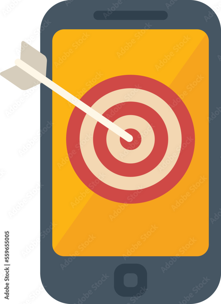 Hunter service icon flat vector. Customer ad. Seo digital isolated Hunter service icon flat vector. Customer ad. Seo digital isolated