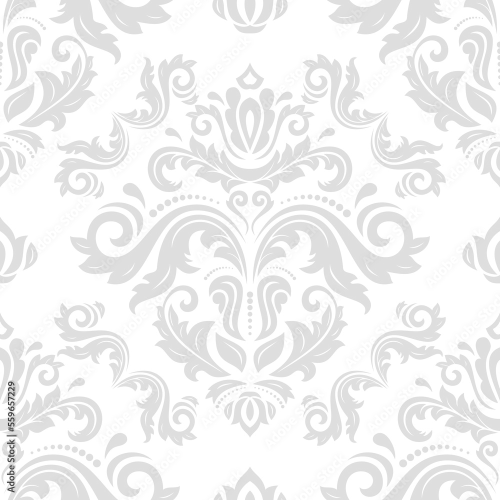 Orient vector classic pattern. Seamless abstract light background with vintage elements. Orient pattern. Ornament for wallpapers and packaging