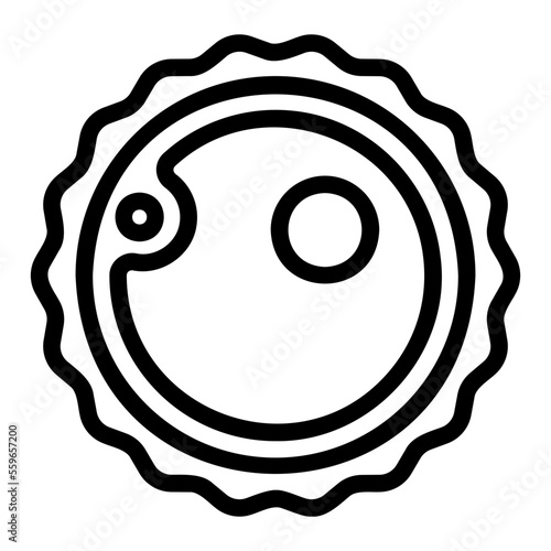ovum line icon