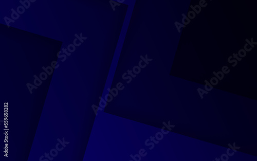 Abstract papercut navy blue color background