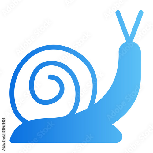 snail gradient icon