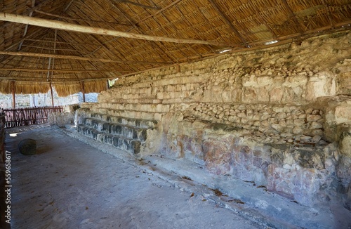The Temple of the Masks at Edzna, Campeche photo
