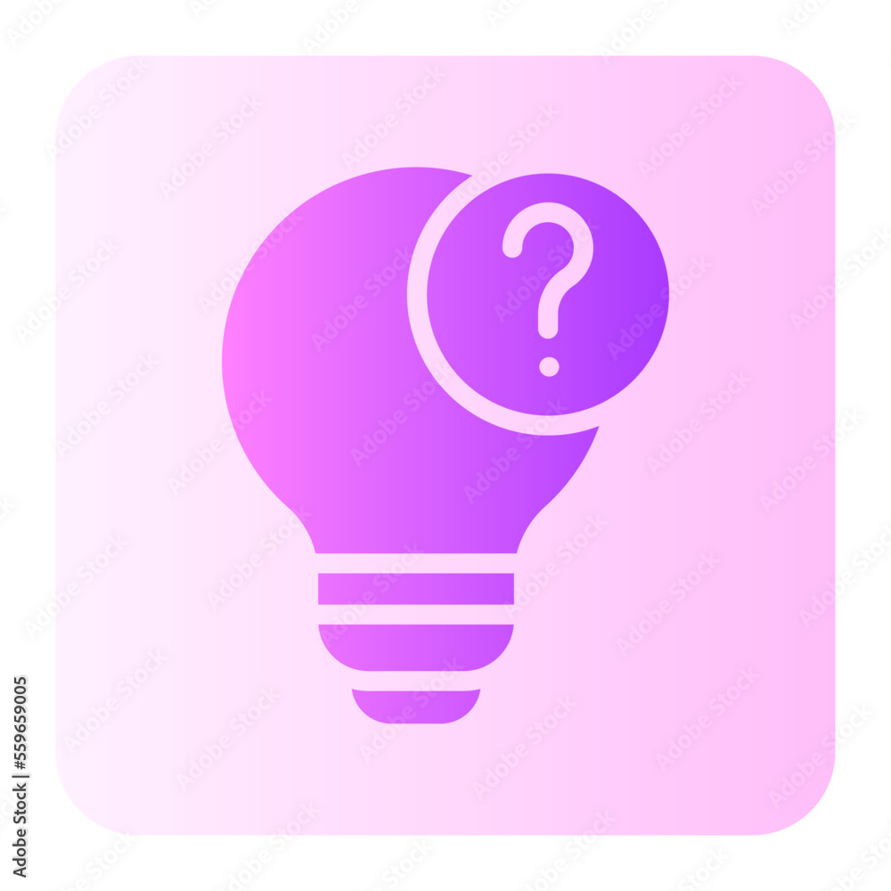 suggestion gradient icon