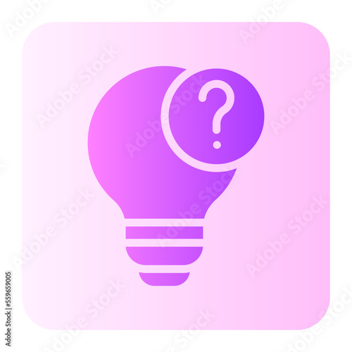 suggestion gradient icon