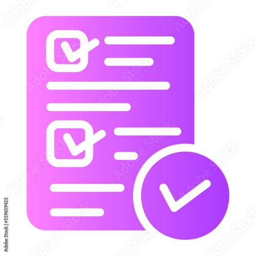 review gradient icon