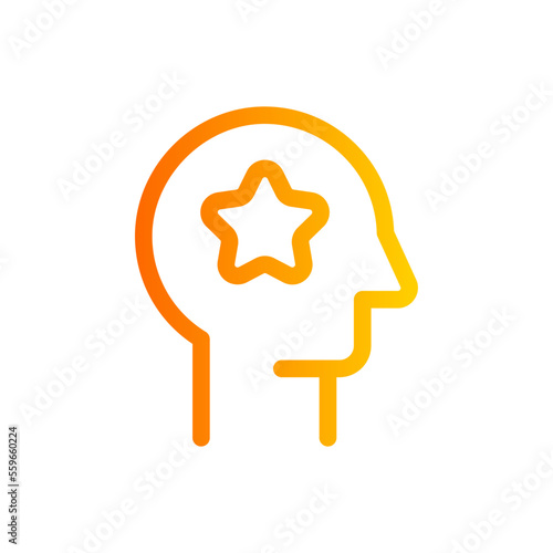 famous gradient icon