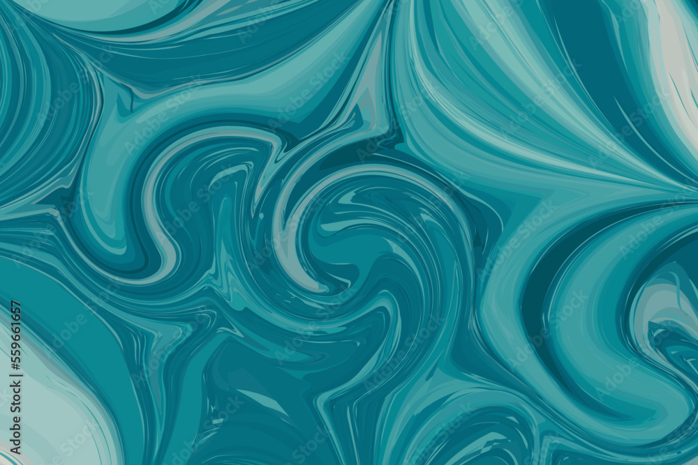 Abstract colorful marble fluid liquid background design.