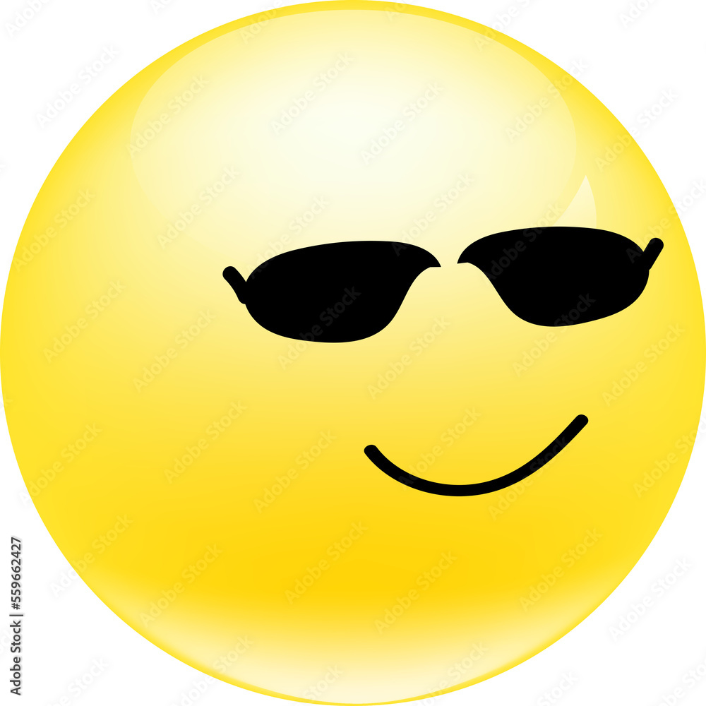 Cute Smart Emoji element