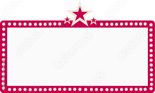 Cinema billboard illustration