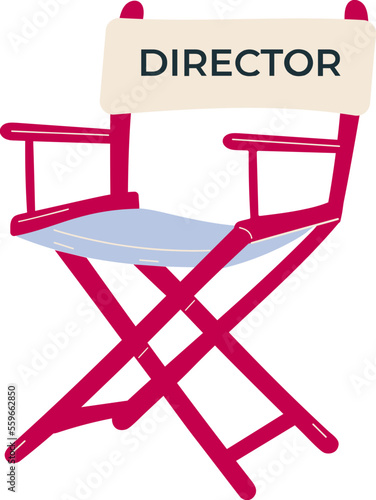  Director’s chair illustration