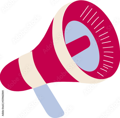 Director’s megaphone illustration