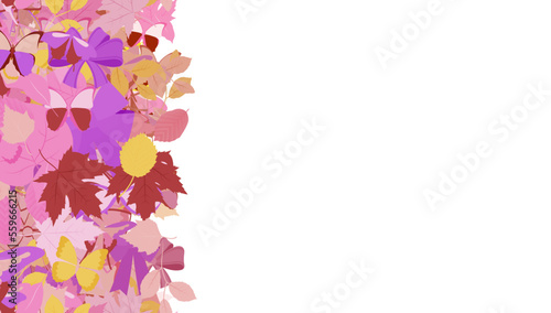 Background pattern abstract design texture. Vertical seamless stripe. Border frame, transparent background. Theme is about decoration, summer, colorful, birch, design, Pipevine, wild, drawing