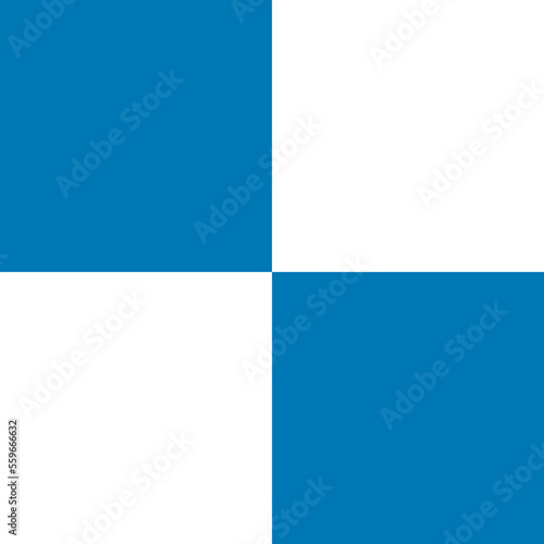 Blue Geometric Element (2)