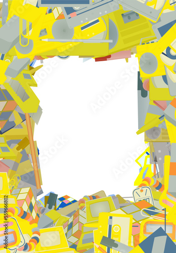 Background pattern abstract design texture. Border frame, transparent background. Theme is about birthday, cutter, anniversary, love, sweets, offer, seasonal, clip, rubix cube, holiday, clerical