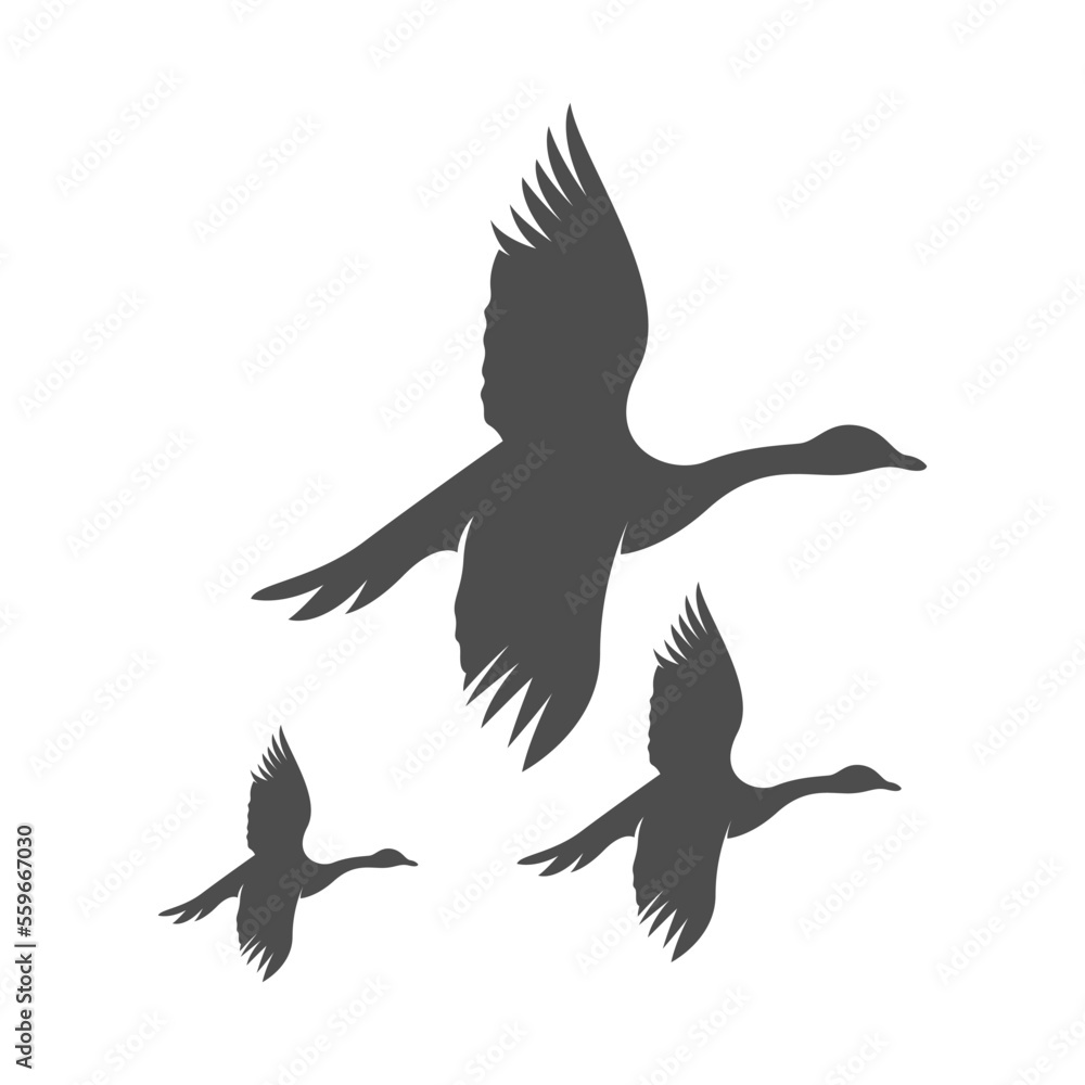 Obraz premium Goose logo icon design
