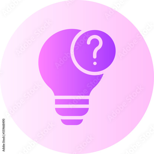 suggestion gradient icon