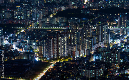Apartment Landscape in Seoul, Korea © Near