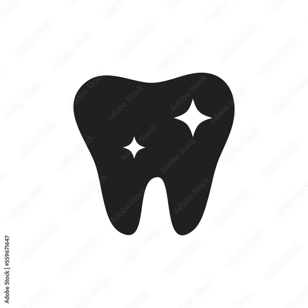 Tooth icon vector design illustration Tooth icon vector design illustration