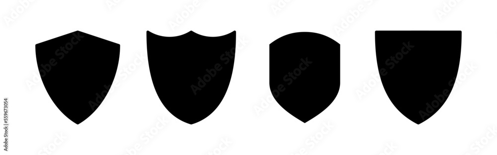 Shield icon vector for web and mobile app. Protection icon. Security sign and symbol Shield icon vector for web and mobile app. Protection icon. Security sign and symbol