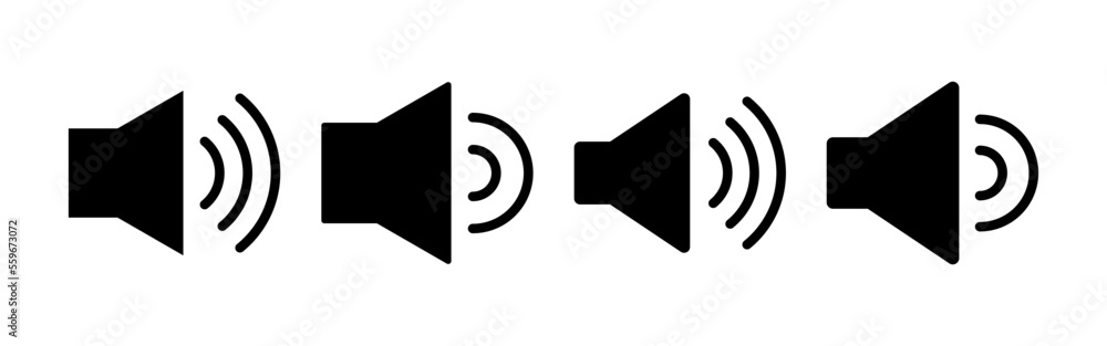 Speaker icon vector for web and mobile app. volume sign and symbol. loudspeaker icon. sound symbol Speaker icon vector for web and mobile app. volume sign and symbol. loudspeaker icon. sound symbol