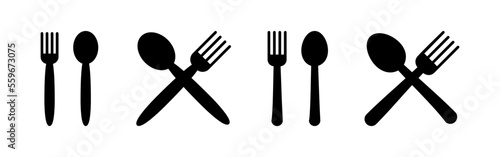 spoon and fork icon vector for web and mobile app. spoon, fork and knife icon vector. restaurant sign and symbol