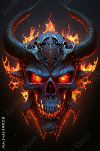 demon skull