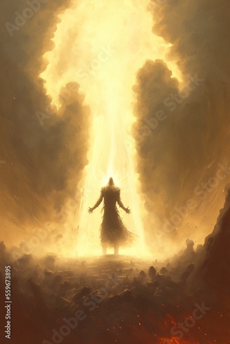 powerful holy cleric, holy Magic