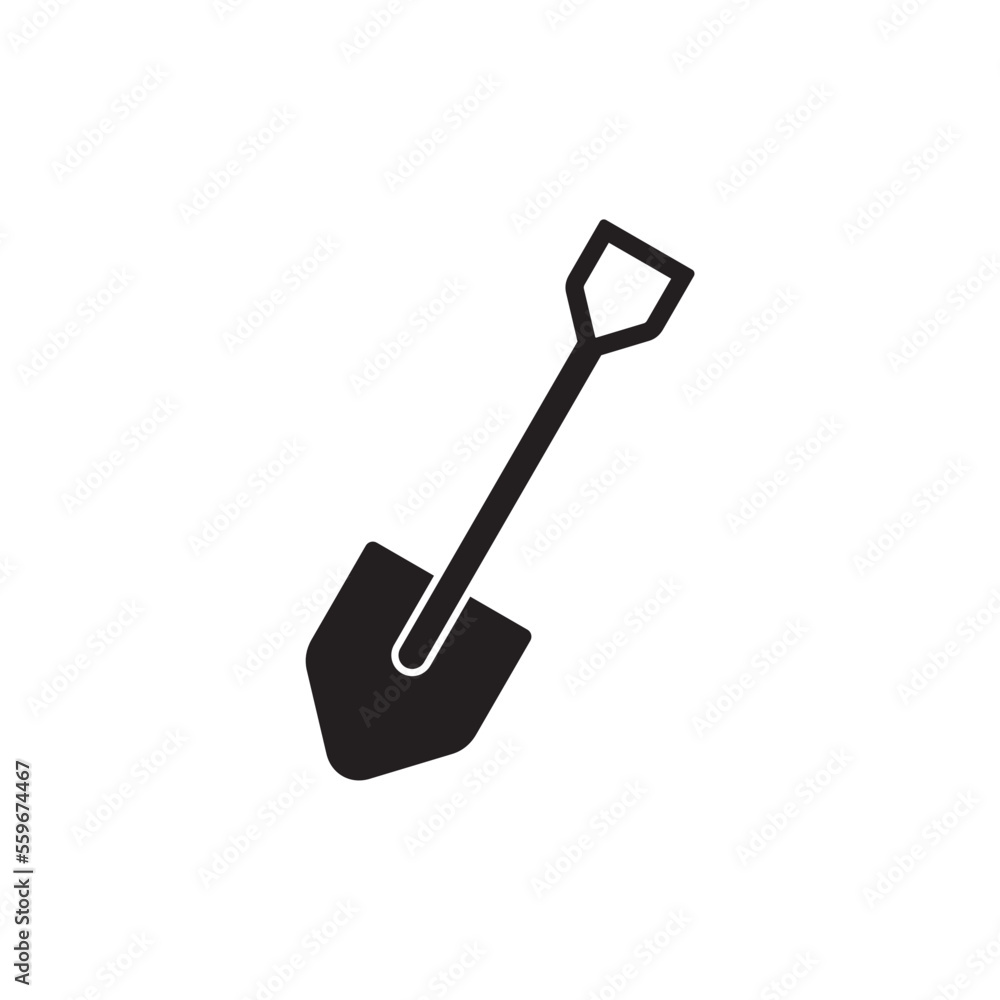 shovel icon , camping icon vector shovel icon , camping icon vector