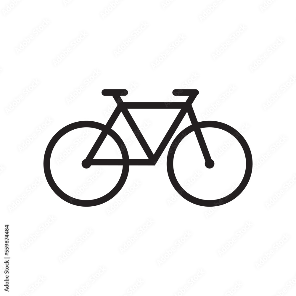 Fototapeta premium bike icon , adventure icon vector