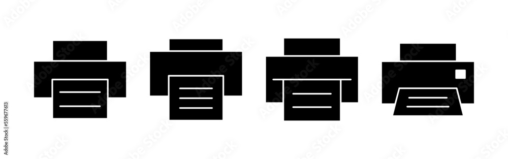 Print icon vector for web and mobile app. printer sign and symbol Print icon vector for web and mobile app. printer sign and symbol