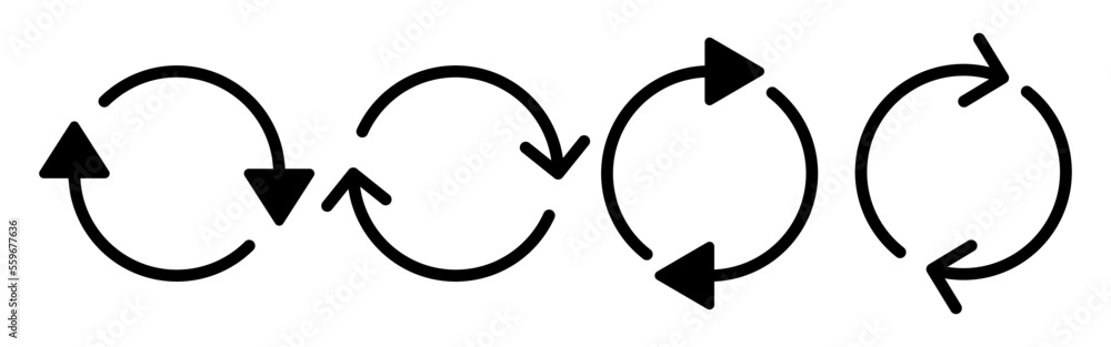 Refresh icon vector for web and mobile app. Reload sign and symbol. Update icon. Refresh icon vector for web and mobile app. Reload sign and symbol. Update icon.