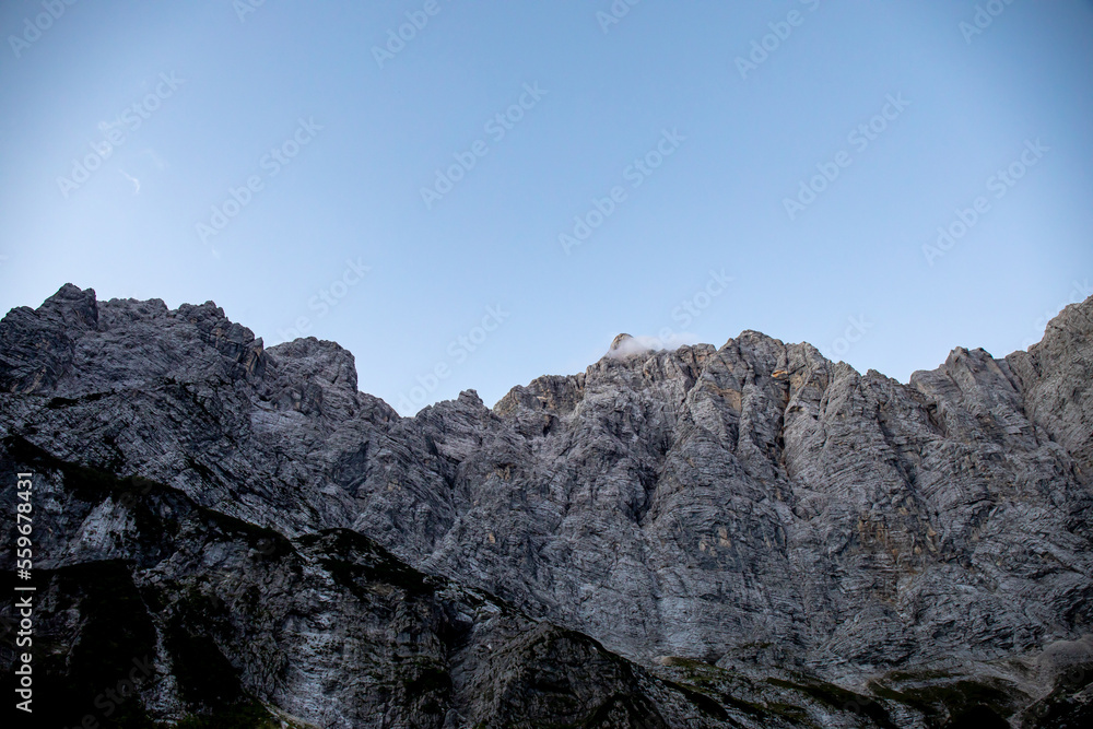 Hiking tour across Plemenice to Triglav