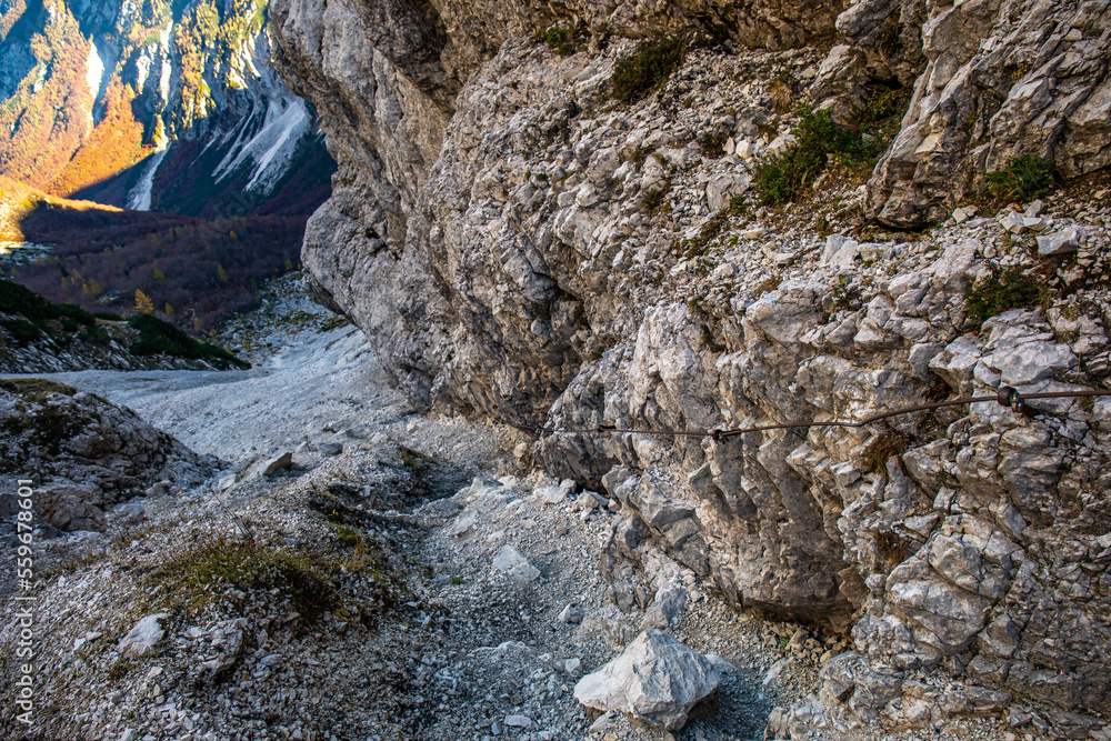 Hiking tour across Plemenice to Triglav