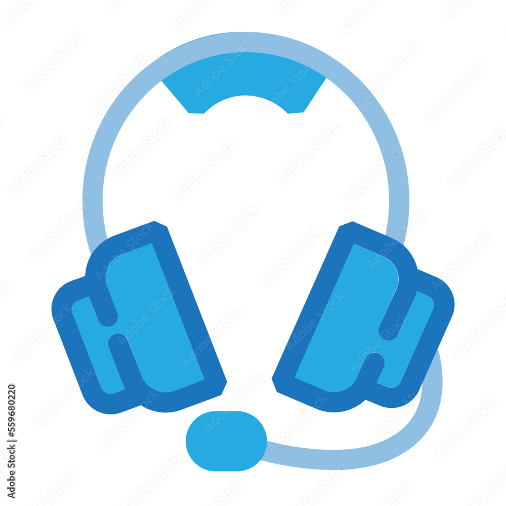 Headphones Flat Icon Headphones Flat Icon