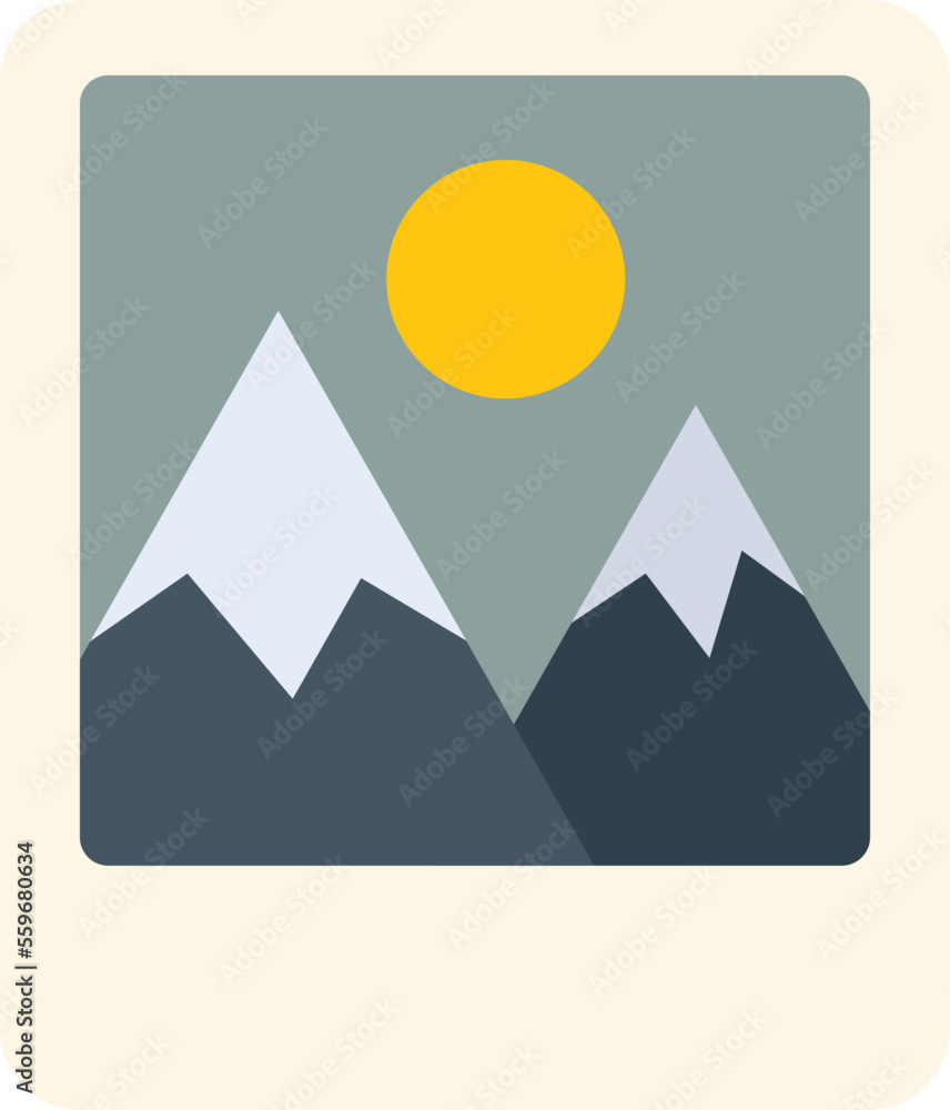 Photo interface icon flat vector. Web camera. Letter email isolated Photo interface icon flat vector. Web camera. Letter email isolated