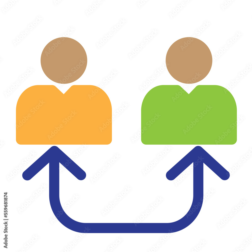 Exchange Flat Icon Exchange Flat Icon