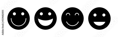 smile icon vector for web and mobile app. smile emoticon icon. feedback sign and symbol