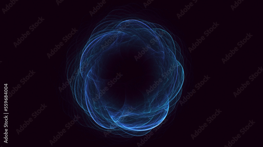 3D rendering abstract round light background 3D rendering abstract round light background